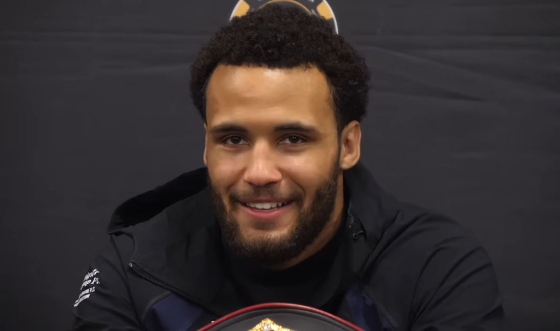 Moses Itauma smiles after his knockout of Jermaine Franklin