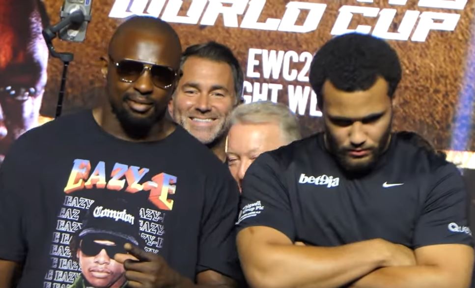 Moses Itauma and Dillian Whyte 2025 side by side photo