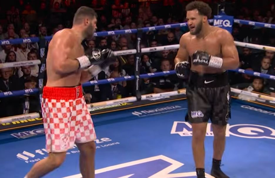 Moses Itauma and Filip Hrgovic boxing mach