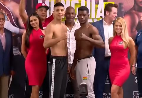 Jaime Munguia Patrick Allotey Weigh in