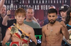 Naoya Inoue vs Ramon Cardenas fight weigh in may 3