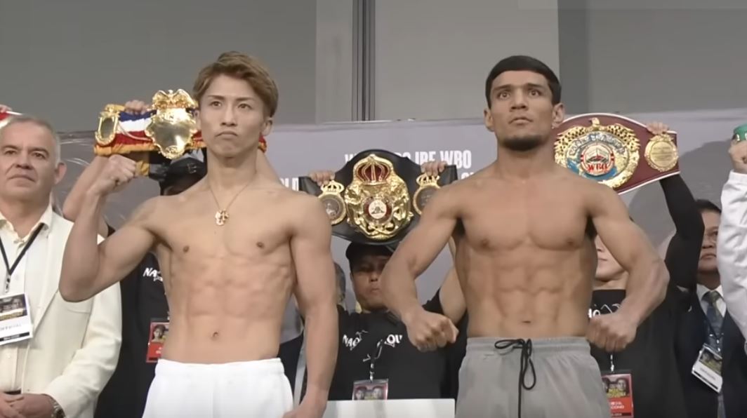 Naoya Inoue vs Murodjon Akhmadaliev fight weigh in 2025