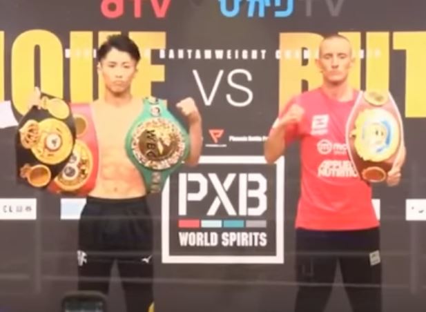 Naoya Inoue vs Paul Butler weigh in December 2022