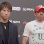 Naoya Inoue and TJ Doheny at final press conference for their championship bout