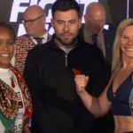 Natasha Jonas vs Marie-Eve Dicaire Fight weigh in