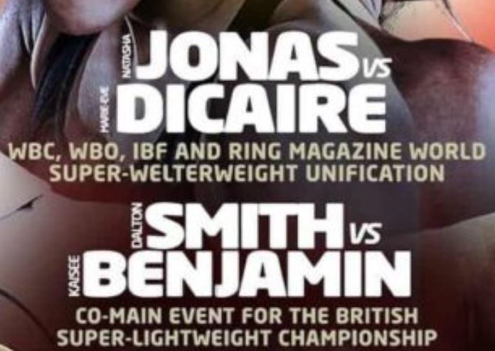 Natasha Jonas vs Marie-Eve Dicaire fight poster