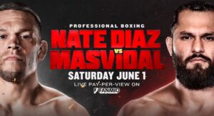 Nate Diaz versus Jorge Masvidal rematch poster