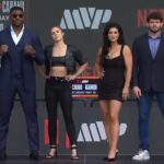 MVP MMA Jake Paul alongside Ronda Rousey, Gina Carano, Francis Ngannou and Lins
