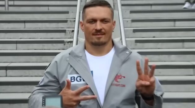 Oleksandr Usyk in London 2025