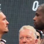 Oleksandr Usyk and Daniel Dubois 2 weigh in face off