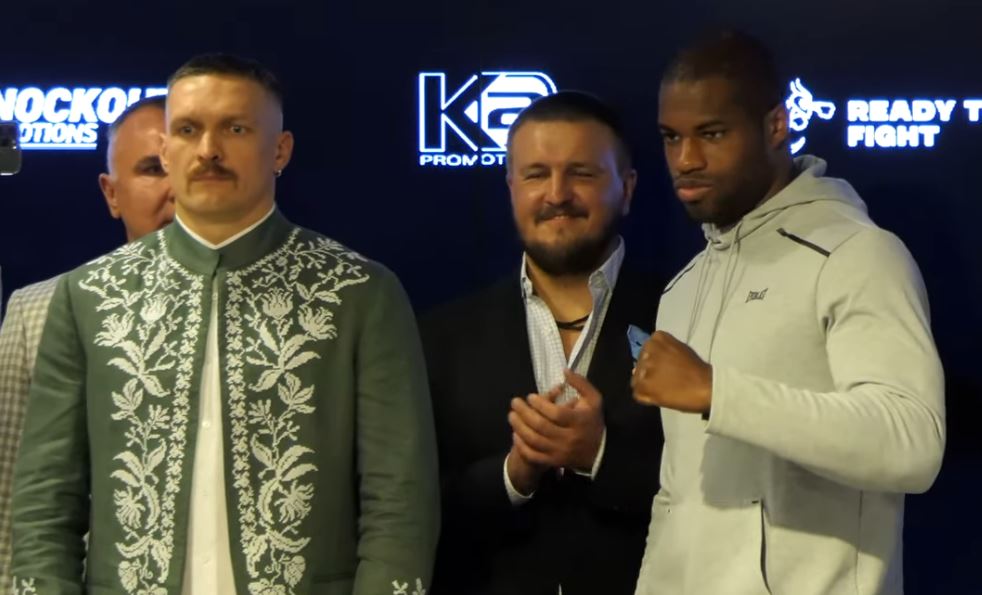 Oleksandr Usyk vs Daniel Dubois August 2023 boxing match