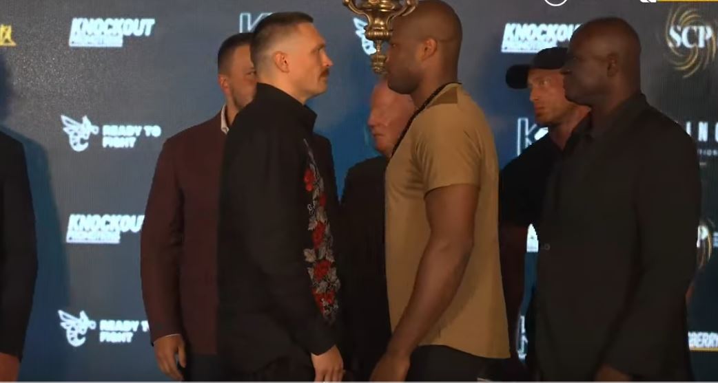 Oleksandr Usyk and Daniel Dubois face-off in London press conference