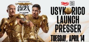 Oleksandr Usyk vs Rico Verhoeven Glory Giza launch presser
