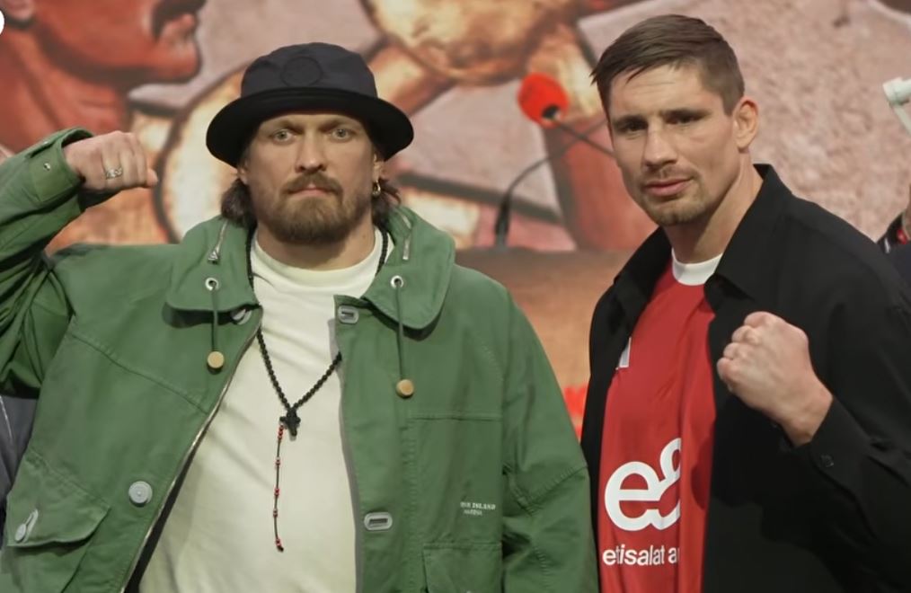 Oleksandr Usyk vs Rico Verhoeven Launch Presser glory in giza