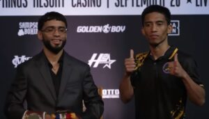 Oscar Collazo vs. Jayson Vayson Fantasy Springs Casino