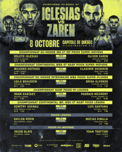 Eye of the Tiger Management poster for October 8 2026