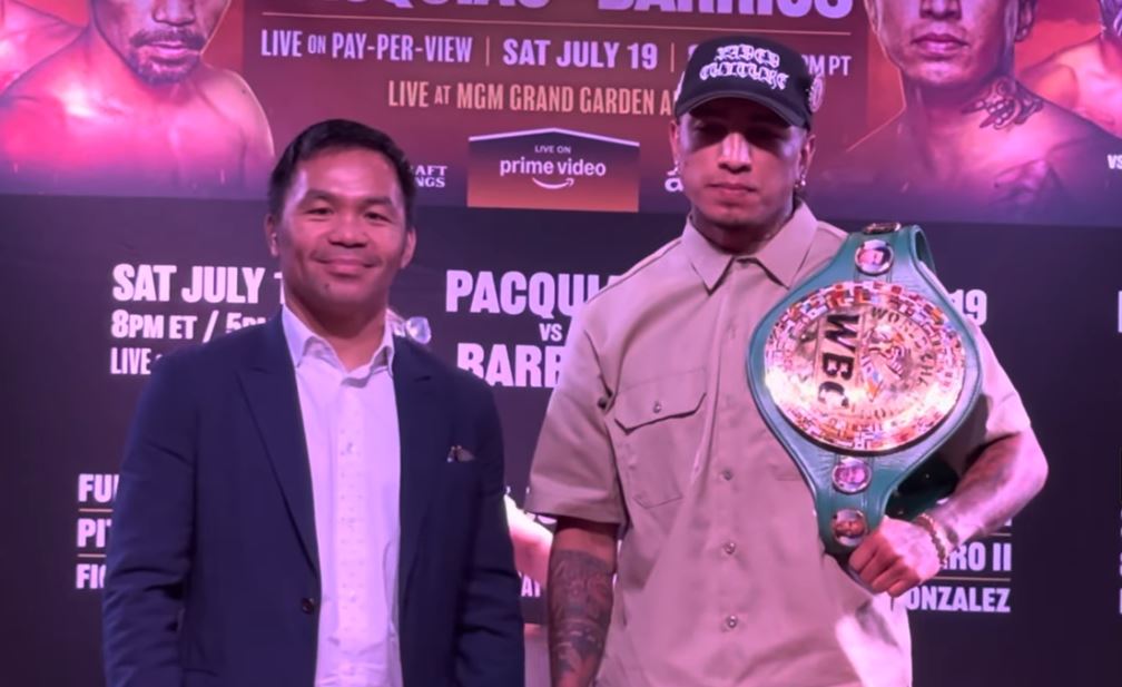 Manny Pacquiao vs Mario Barrios Las Vegas Presser