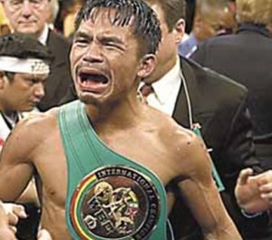 Pacquiao crying