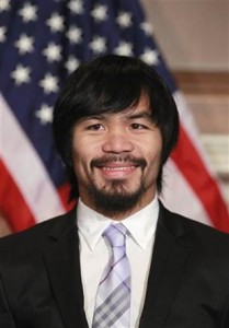 Pacquiao goatee white house