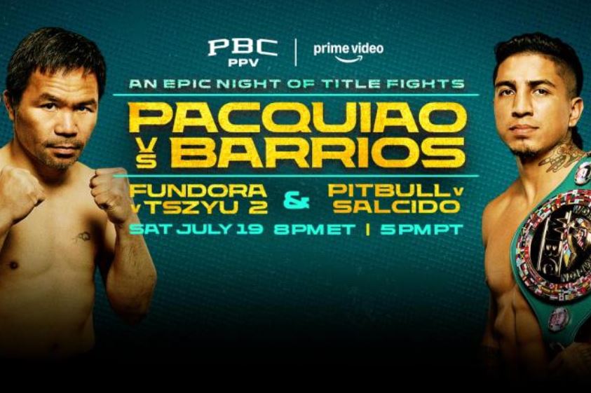 Manny Pacquiao vs Mario Barrios Poster