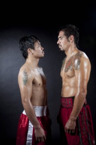 Pacquiao vs Margarito face off