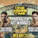 Paul Gallen vs Justin Hodges Fight Poster November 2022