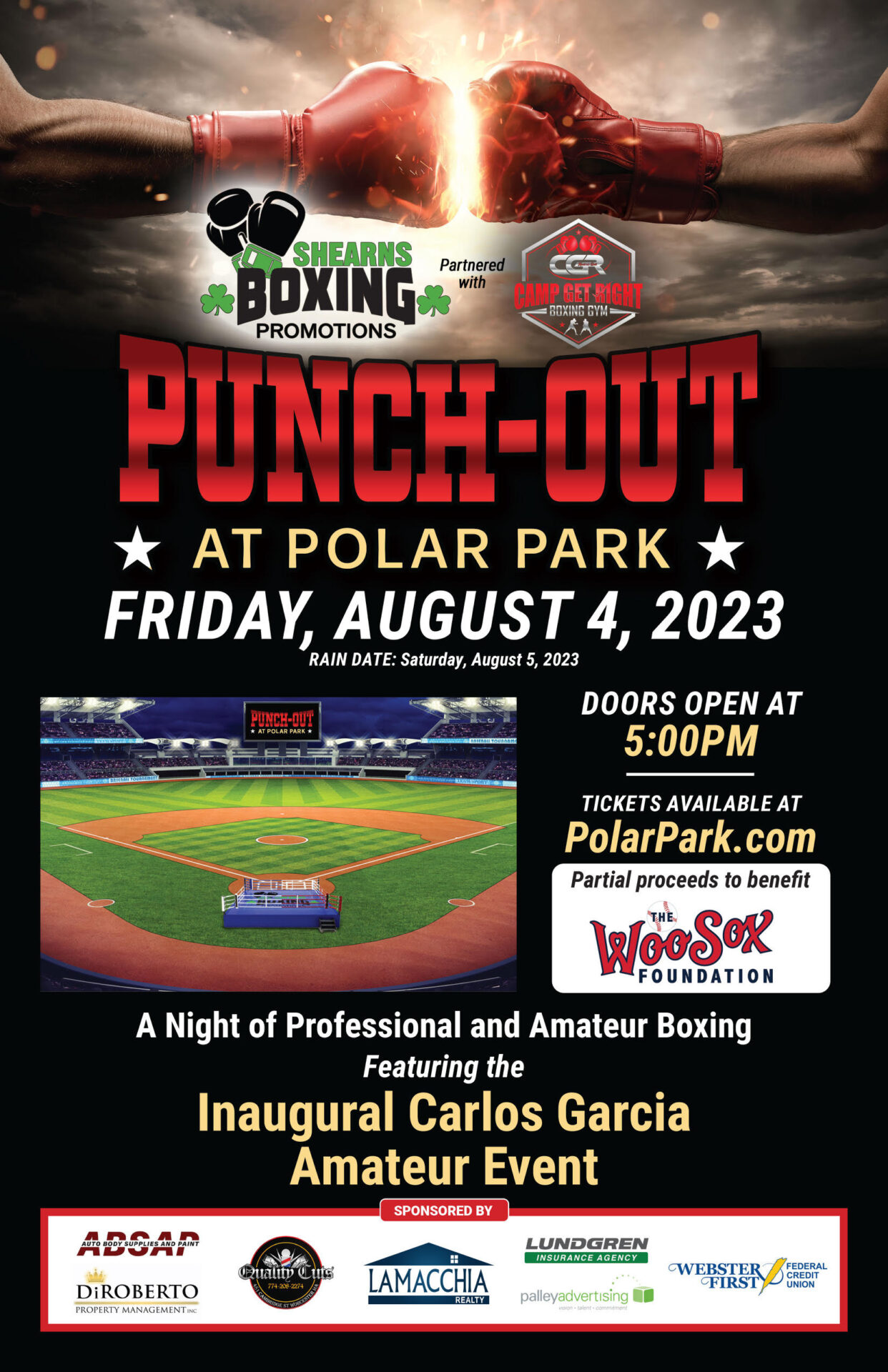 Punch-Out at Polar Park on Aug 4th in Worcester