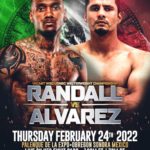 Roy Jones Jr boxing promotions Randall vs Alvarez fight poster