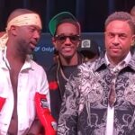 Ray J and Orlando Brown at the final presser for their fight