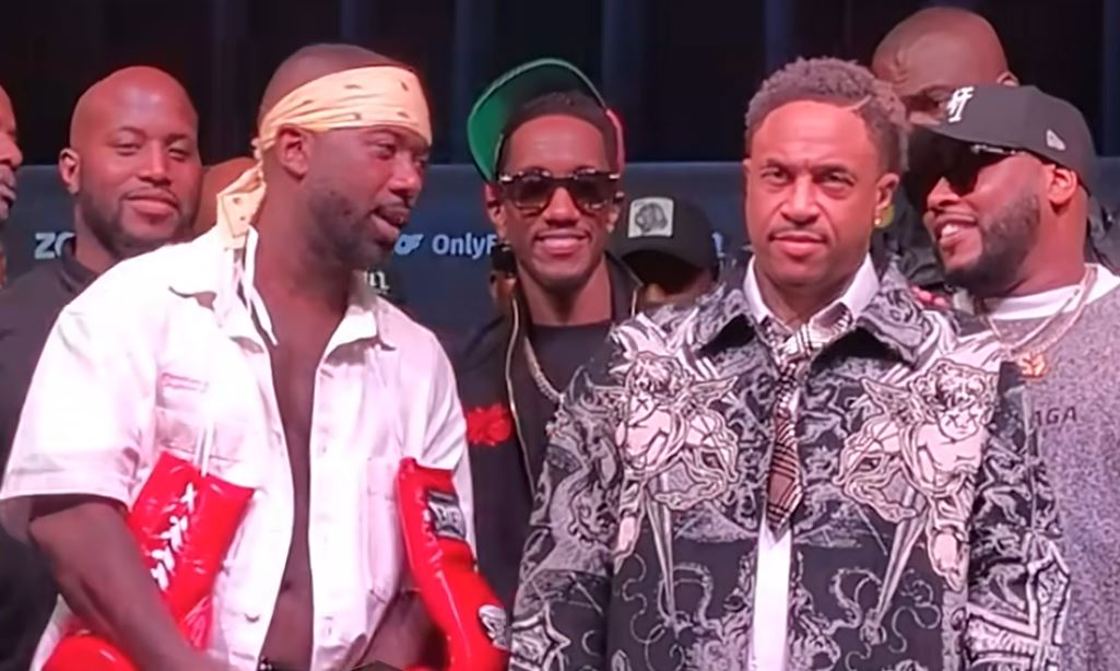 Ray J and Orlando Brown at the final presser for their fight