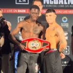 Richardson Hitchins vs Gustavo Lemos April 5 2024 weigh in