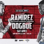Robeisy Ramirez vs Isaac Dogboe April 1 2023 ESPN Boxing poster