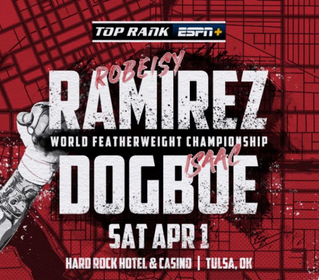 Robeisy Ramirez vs Isaac Dogboe boxing April 1 2023