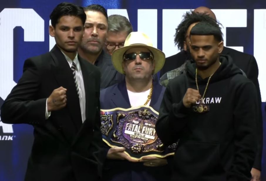 Fatal Fury Ryan Garcia Rolly Romero Times Square