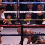 Ryan Garcia vs Conor Benn round 2 knockdown