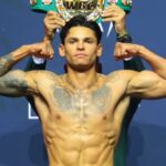 Ryan Garcia weigh in on February 20, 2026