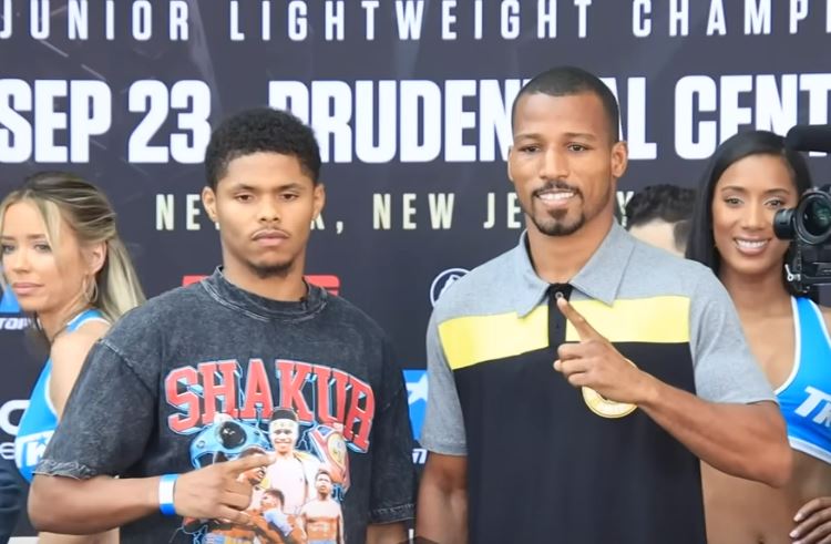 Shakur Stevenson vs Robson Conceicao Fight Presser Photo