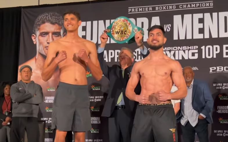 Sebastian Fundora vs. Brian Mendoza fight weigh in 2023