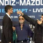 PBC Boxing Sebastian Fundora vs Ermal Hadribeaj staredown