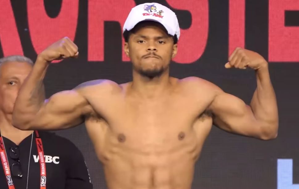 Shakur Stevenson weigh in July 2025