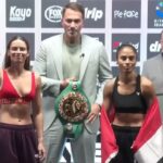 Skye Nicolson vs Mariah Turner fight weigh in photo