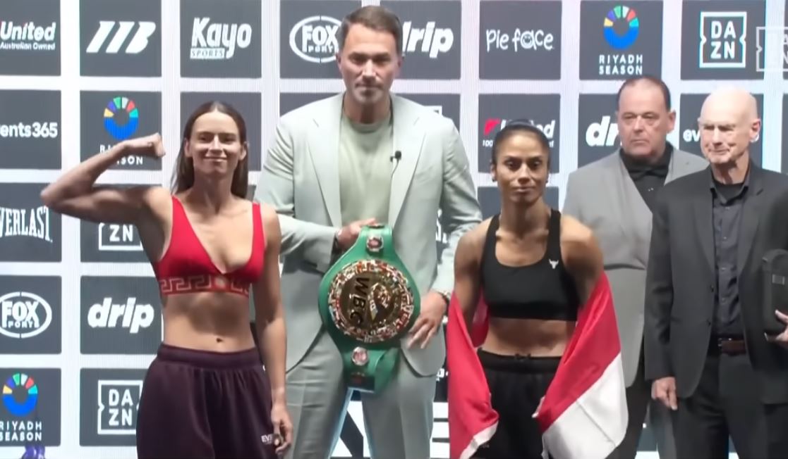 Skye Nicolson vs Mariah Turner fight weigh in photo
