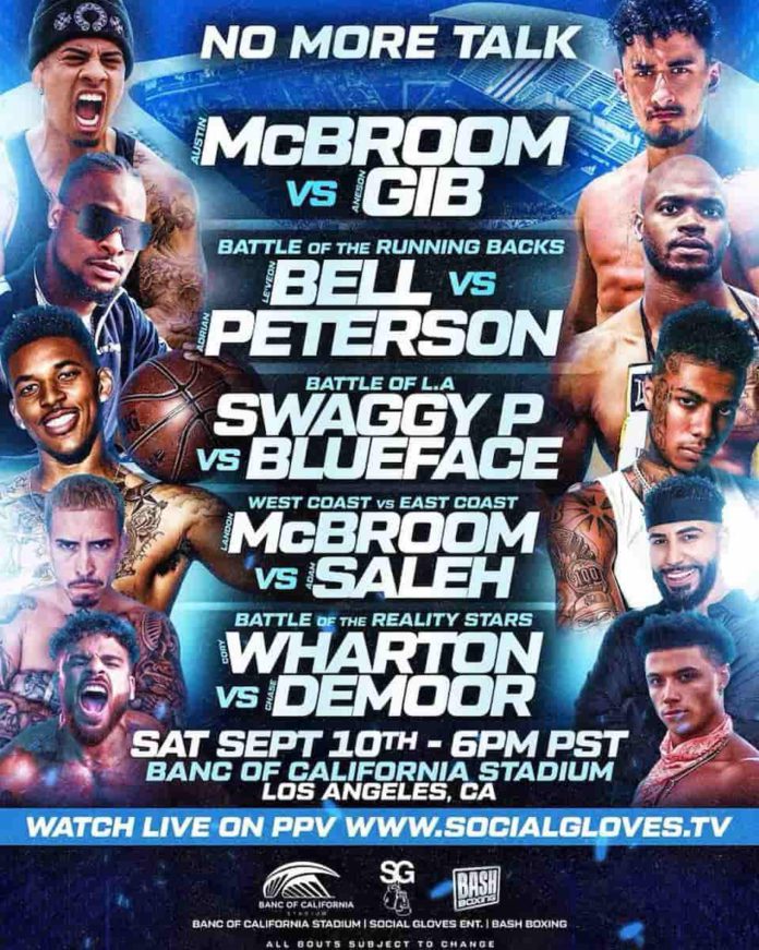 Social Gloves Fight Poster Austin McBroom vs Anesongib