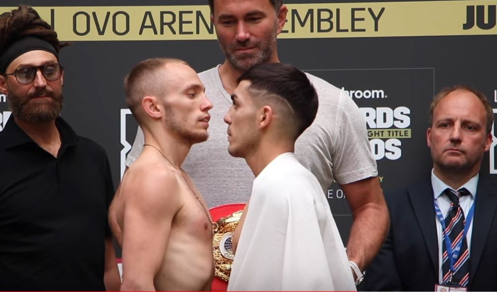 Sunny Edwards vs Andres Campos fight weigh in