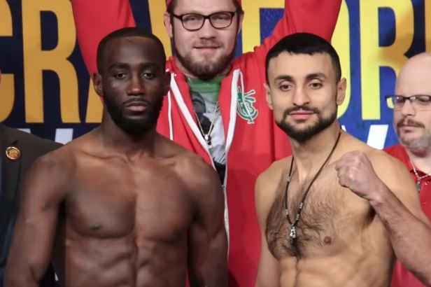 Terence Crawford vs. David Avanesyan BLK Prime Fight Weigh in