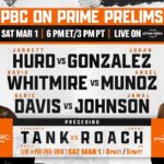 PBC on Prime Video Prelims Tank Davis vs Roach