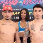 Teofimo Lopez and Steve Claggett June 29 2024 weigh in