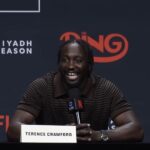 Terence Crawford at Canelo Presser