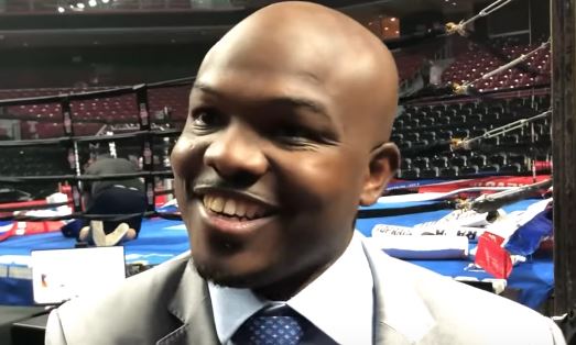 Timothy Bradley smiling