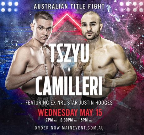 tim tszyu vs joel camilleri poster